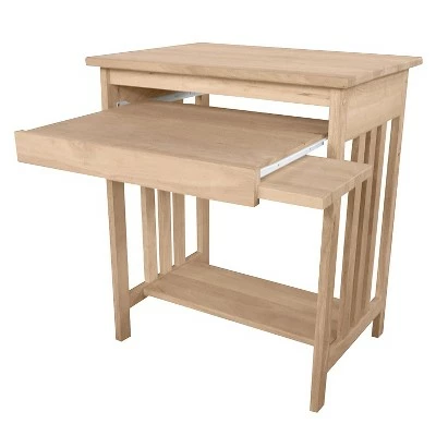 International Concepts Mission Computer Stand Unfinished 7 International Concepts Mission Computer Stand Unfinished - Image 5