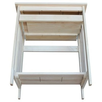 International Concepts Mission Computer Stand Unfinished 12 International Concepts Mission Computer Stand Unfinished - Image 10