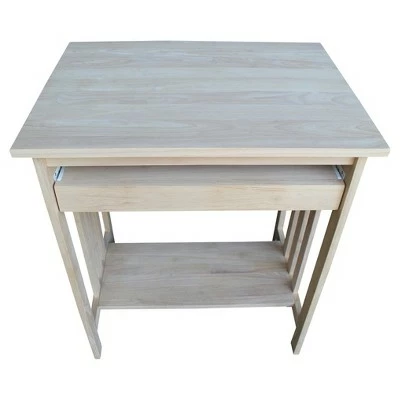 International Concepts Mission Computer Stand Unfinished 13 International Concepts Mission Computer Stand Unfinished - Image 11