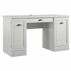 Bradley Double Pedestal Desk - Room & Joy White -Outlet Desks Store unnamed file 1400