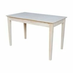 Whitewood Industries Computer Desk with Flip Down Drawer Unfinished Wood - International Concepts -Outlet Desks Store unnamed file 14011