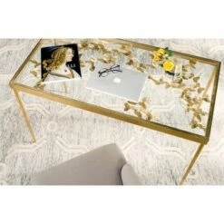 Rosalia Butterfly Desk Gold - Safavieh