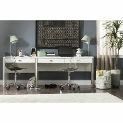 Interface Desk with 2 Drawers Pure White - South Shore 13 Interface Desk with 2 Drawers Pure White - South Shore -Outlet Desks Store unnamed file 14035