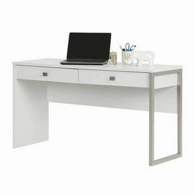 Interface Desk with 2 Drawers Pure White - South Shore 10 Interface Desk with 2 Drawers Pure White - South Shore - Image 8
