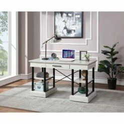 Gabby Chic 1 Drawer Writing Desk White - Treasure Trove Accents -Outlet Desks Store unnamed file 14049