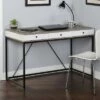 Sally Desk with 3 Drawers - Black/Gray - Buylateral -Outlet Desks Store unnamed file 14060
