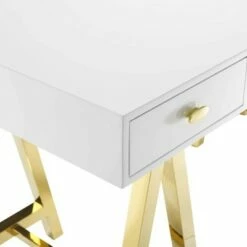 Jettison Office Desk Gold/White - Modway -Outlet Desks Store unnamed file 14139