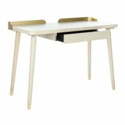 Parker 1 Drawer Desk White Washed/Gold - Safavieh -Outlet Desks Store unnamed file 14144
