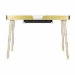 Parker 1 Drawer Desk White Washed/Gold - Safavieh -Outlet Desks Store unnamed file 14146