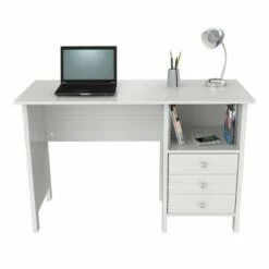 47.01" Computer Desk Washed Oak - Inval -Outlet Desks Store unnamed file 14163