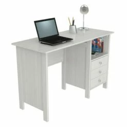 47.01" Computer Desk Washed Oak - Inval -Outlet Desks Store unnamed file 14165