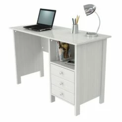 47.01" Computer Desk Washed Oak - Inval -Outlet Desks Store unnamed file 14166