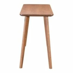 46" Modern Office Desk Dark Walnut - ZM Home -Outlet Desks Store unnamed file 14184