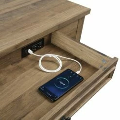 Quinton Writing Desk with Drawer Salvage Oak - OSP Home Furnishings -Outlet Desks Store unnamed file 14194