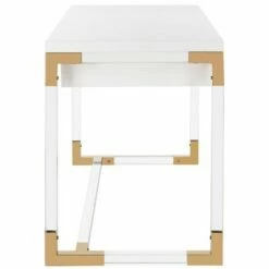 Dariela Acrylic Desk White - Safavieh -Outlet Desks Store unnamed file 14307