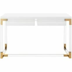 Dariela Acrylic Desk White - Safavieh -Outlet Desks Store unnamed file 14308