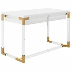 Dariela Acrylic Desk White - Safavieh -Outlet Desks Store unnamed file 14309