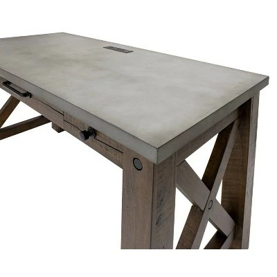 54" Jasper Writing Desk Brown - Martin Furniture 4 54" Jasper Writing Desk Brown - Martin Furniture - Image 2