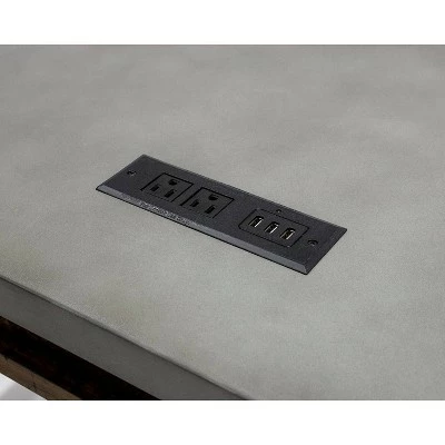 54" Jasper Writing Desk Brown - Martin Furniture 7 54" Jasper Writing Desk Brown - Martin Furniture - Image 5