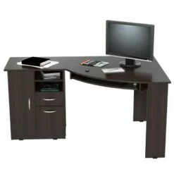 Corner Work Center Espresso - Inval -Outlet Desks Store unnamed file 14328
