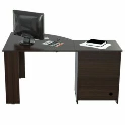 Corner Work Center Espresso - Inval -Outlet Desks Store unnamed file 14332