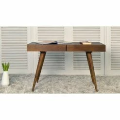 Aniyal 2 Drawer Writing Drawer Light Brown - Treasure Trove Accents -Outlet Desks Store unnamed file 14341