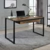Eriboll Writing Desk with 1 Drawer and USB Plug Sand Black/Natural Tone - HOMES: Inside + Out -Outlet Desks Store unnamed file 14362