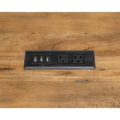 Sonoma Writing Desk Brown - Martin Furniture 5 Sonoma Writing Desk Brown - Martin Furniture - Image 3