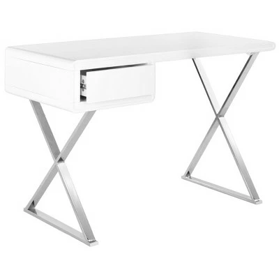 Philip Writing Desk White - Safavieh 4 Philip Writing Desk White - Safavieh - Image 2