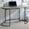 Brimlee Oval Writing Desk Black/Light Gray - miBasics -Outlet Desks Store unnamed file 14443