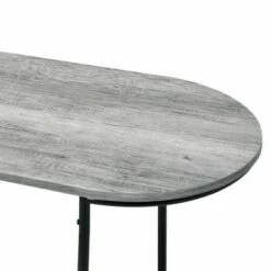 Brimlee Oval Writing Desk Black/Light Gray - miBasics -Outlet Desks Store unnamed file 14445