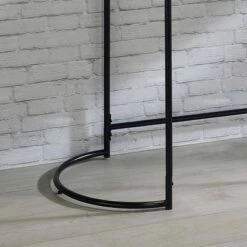 Brimlee Oval Writing Desk Black/Light Gray - miBasics -Outlet Desks Store unnamed file 14446