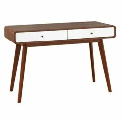 Cassie Writing Desk White/Walnut - Buylateral -Outlet Desks Store unnamed file 14508