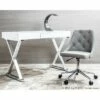 Luster Contemporary Desk White - LumiSource