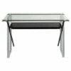 Calico Designs Colorado Metal and Glass Laptop - Writing Desk - Black/ Silver/ Clear Glass 1 Calico Designs Colorado Metal and Glass Laptop - Writing Desk - Black/ Silver/ Clear Glass -Outlet Desks Store unnamed file 14542