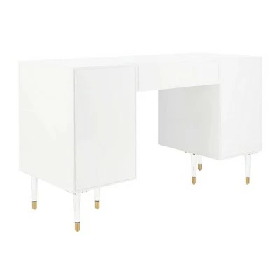 Joelle Acrylic Leg Desk - Safavieh 6 Joelle Acrylic Leg Desk - Safavieh - Image 4