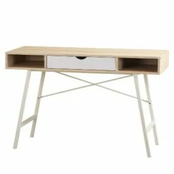 Edison Mid-Century Modern Writing Desk - Buylateral Natural/white 9 Edison Mid-Century Modern Writing Desk - Buylateral Natural/white -Outlet Desks Store unnamed file 1459