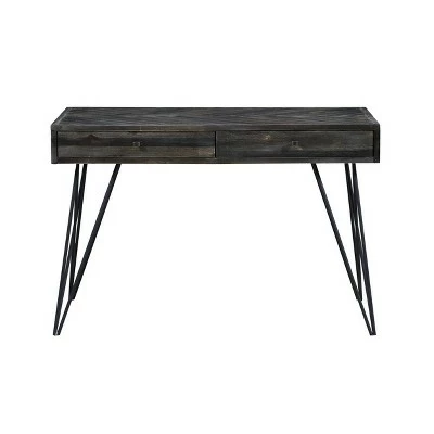 Alvara Court 2 Drawer Writing Desk - Treasure Trove Accents White 3 Alvara Court 2 Drawer Writing Desk - Treasure Trove Accents White