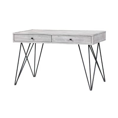 Alvara Court 2 Drawer Writing Desk - Treasure Trove Accents White 9 Alvara Court 2 Drawer Writing Desk - Treasure Trove Accents White - Image 7