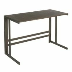 Roman Industrial Office Desk - LumiSource Espresso 16 Roman Industrial Office Desk - LumiSource Espresso -Outlet Desks Store unnamed file 14652