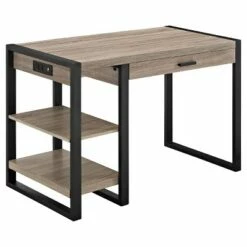 48" Industrial Farmhouse Tech Desk with USB - Saracina Home Charcoal 20 48" Industrial Farmhouse Tech Desk with USB - Saracina Home Charcoal -Outlet Desks Store unnamed file 1468