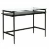 Henn& Hart 46" Black Bronze Desk with Black Woodgrain Shelf - Henn&Hart -Outlet Desks Store unnamed file 14686