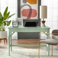 Target Marketing Sys Mid-Century Modern Desk - Buylateral Mint