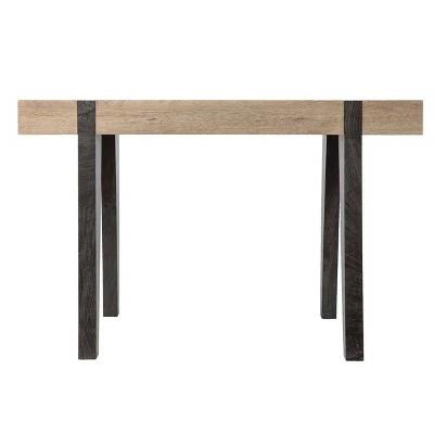 Bahmin Multipurpose Desk Natural/Black - Aiden Lane 4 Bahmin Multipurpose Desk Natural/Black - Aiden Lane - Image 2