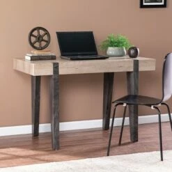 Bahmin Multipurpose Desk Natural/Black - Aiden Lane 10 Bahmin Multipurpose Desk Natural/Black - Aiden Lane -Outlet Desks Store unnamed file 14752
