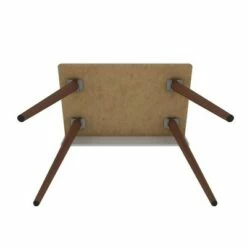 35.43" Hampton Home Office Desk - Manhattan Comfort White -Outlet Desks Store unnamed file 14773