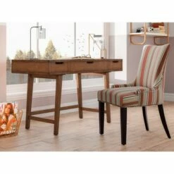 Mid-Century Writing Desk Brown - HomeFare -Outlet Desks Store unnamed file 14781