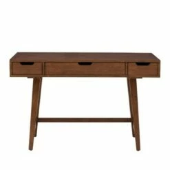 Mid-Century Writing Desk Brown - HomeFare -Outlet Desks Store unnamed file 14782