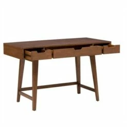 Mid-Century Writing Desk Brown - HomeFare -Outlet Desks Store unnamed file 14783