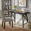 Newsome Rustic X Base Desk - Inspire Q Brown -Outlet Desks Store unnamed file 14788